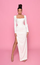 3 of 6 Nicoletta NP163 Dress Ivory