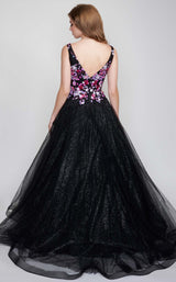2 of 4 Nina Canacci 3184 Dress Black-Multi