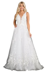1 of 4 Nina Canacci 1495 Dress Ivory