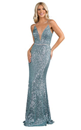 1 of 12 Nina Canacci 1516 Dress Periwinkle
