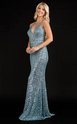 3 of 12 Nina Canacci 1516 Dress Periwinkle