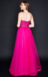 3 of 6 Nina Canacci 1522 Dress Magenta