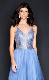 5 of 6 Nina Canacci 1522 Dress Steel-Blue