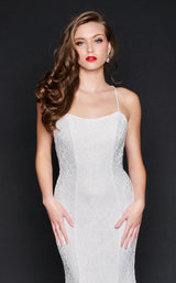 3 of 4 Nina Canacci 1523 Dress Ivory