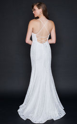 2 of 4 Nina Canacci 1523 Dress Ivory