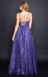 3 of 6 Nina Canacci 1531 Dress Purple