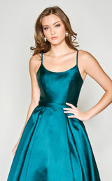 6 of 8 Nina Canacci 1532 Dress Emerald