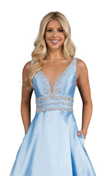8 of 14 Nina Canacci 2290 Dress Baby-Blue