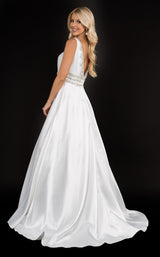 6 of 14 Nina Canacci 2290 Dress Ivory