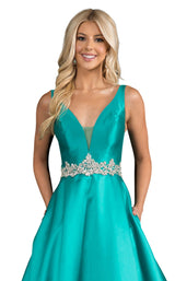 9 of 16 Nina Canacci 2297 Dress Emerald