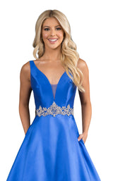 11 of 16 Nina Canacci 2297 Dress Royal