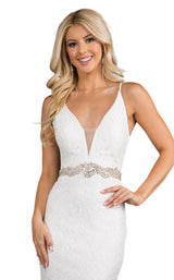 3 of 4 Nina Canacci 2299 Dress Ivory