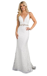 1 of 4 Nina Canacci 2299 Dress Ivory