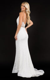 2 of 4 Nina Canacci 2299 Dress Ivory