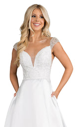 5 of 8 Nina Canacci 2300 Dress Ivory