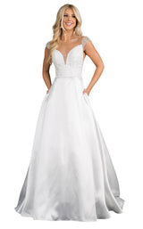 1 of 8 Nina Canacci 2300 Dress Ivory