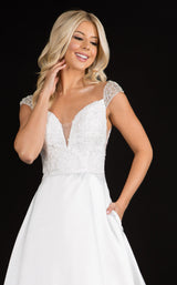 6 of 8 Nina Canacci 2300 Dress Ivory