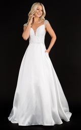 2 of 8 Nina Canacci 2300 Dress Ivory