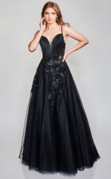 2 of 8 Nina Canacci 2303 Dress Black