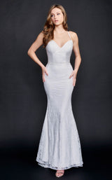 2 of 8 Nina Canacci 2313 Dress Ivory-Ivory