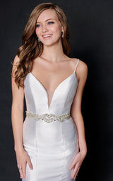 6 of 10 Nina Canacci 2318 Dress Diamond-White
