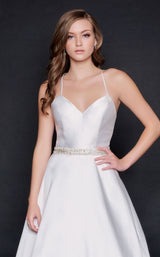 3 of 4 Nina Canacci 2323 Dress Ivory