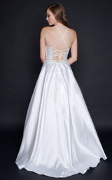 2 of 4 Nina Canacci 2323 Dress Ivory