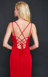 8 of 8 Nina Canacci 2324 Dress Burgundy
