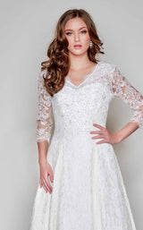2 of 3 Nina Canacci 2326 Dress Ivory