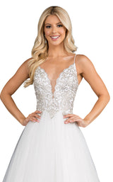 4 of 6 Nina Canacci 3166 Dress Ivory