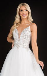 5 of 6 Nina Canacci 3166 Dress Ivory