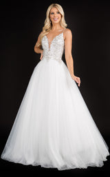 2 of 6 Nina Canacci 3166 Dress Ivory