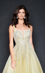 2 of 3 Nina Canacci 3187 Dress Light-Yellow