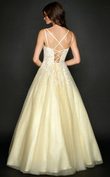 3 of 3 Nina Canacci 3187 Dress Light-Yellow
