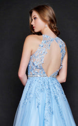8 of 8 Nina Canacci 3188 Dress Baby-Blue