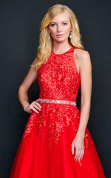 7 of 8 Nina Canacci 3188 Dress Red