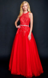 3 of 8 Nina Canacci 3188 Dress Red