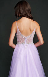4 of 4 Nina Canacci 3189 Dress Lilac-Silver