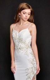3 of 4 Nina Canacci 3197 Dress Ivory