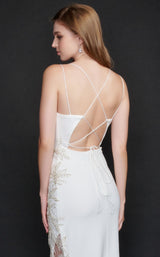4 of 4 Nina Canacci 3197 Dress Ivory