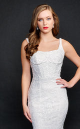 5 of 6 Nina Canacci 4210 Dress Ivory-Ivory