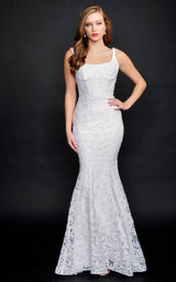 2 of 6 Nina Canacci 4210 Dress Ivory-Ivory