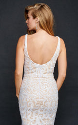 6 of 6 Nina Canacci 4210 Dress Ivory-Ivory