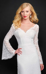 5 of 6 Nina Canacci 4213 Dress Ivory