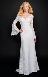 2 of 6 Nina Canacci 4213 Dress Ivory