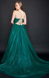 3 of 6 Nina Canacci 5200 Dress Emerald