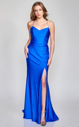1 of 4 Nina Canacci 5204 Dress Royal