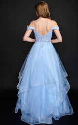3 of 6 Nina Canacci 5205 Dress Baby-Blue