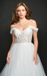 4 of 6 Nina Canacci 5205 Dress Ivory