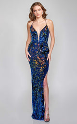 1 of 4 Nina Canacci 5210 DressBlack-Multi